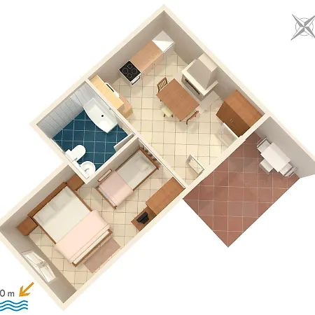 With A Parking Space Hvar - 624 아파트 흐바르